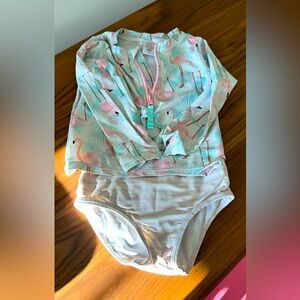 Rufflebutts Toddler 2 piece swimsuit size 3T